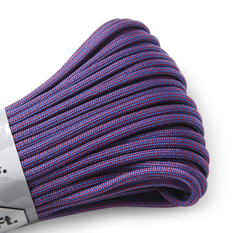 ミリタリー 卸売 仕入れ 問屋 ATWOOD ROPE MFG. アトウッド・ロープ 7Strand 550Lbs パラコード 100フィート  COLOR CHANGING PATTERNS MADE IN USA